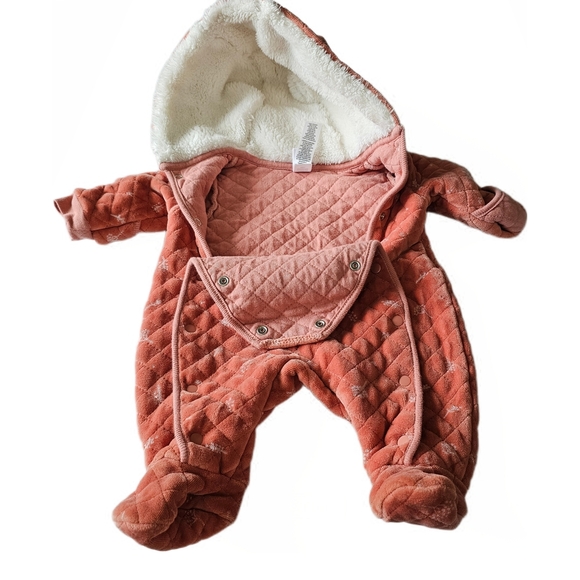 Nordstrom Baby Print Bunting In Pink Desert Dottie Newborn - Picture 2 of 13